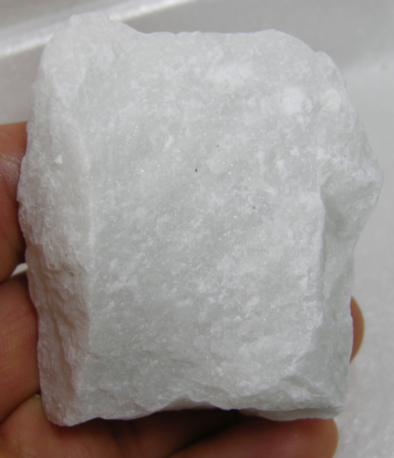 #5 China 85.00g 100% Natural Rough Raw Uncut White Jade Specimen 3.00 oz 54.00mm