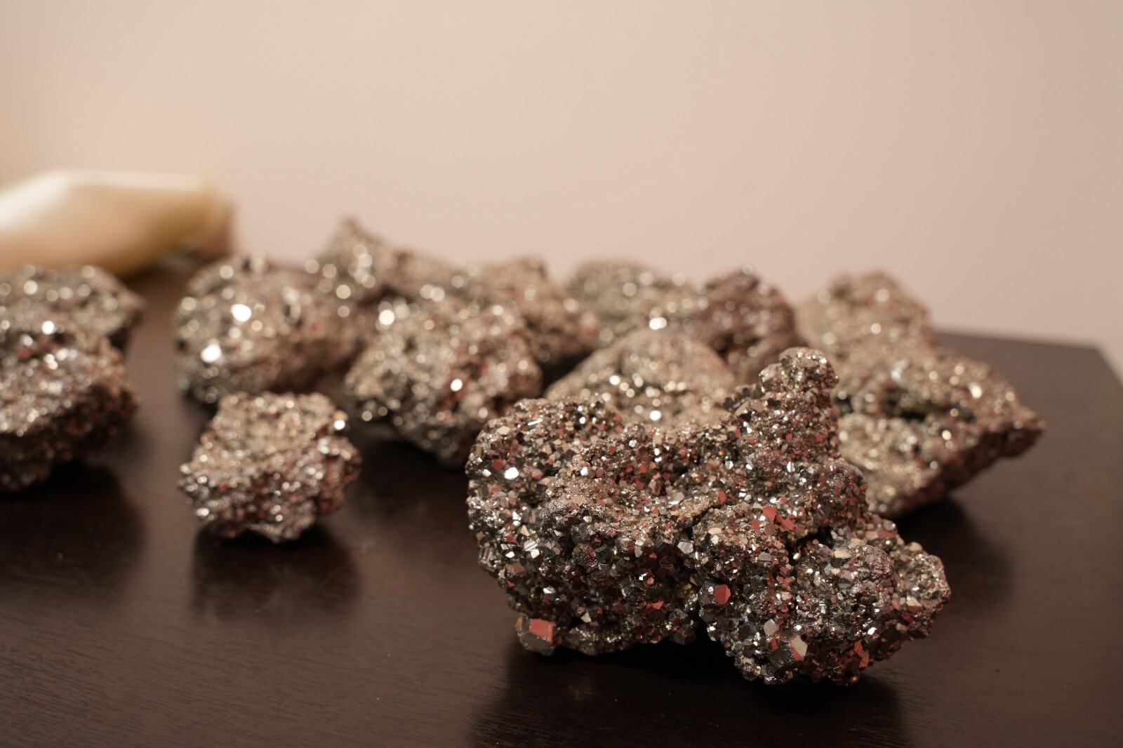 1 Piece – Premium Peru Pyrite Cluster – 300-400gm – Positivity, Money, Healing
