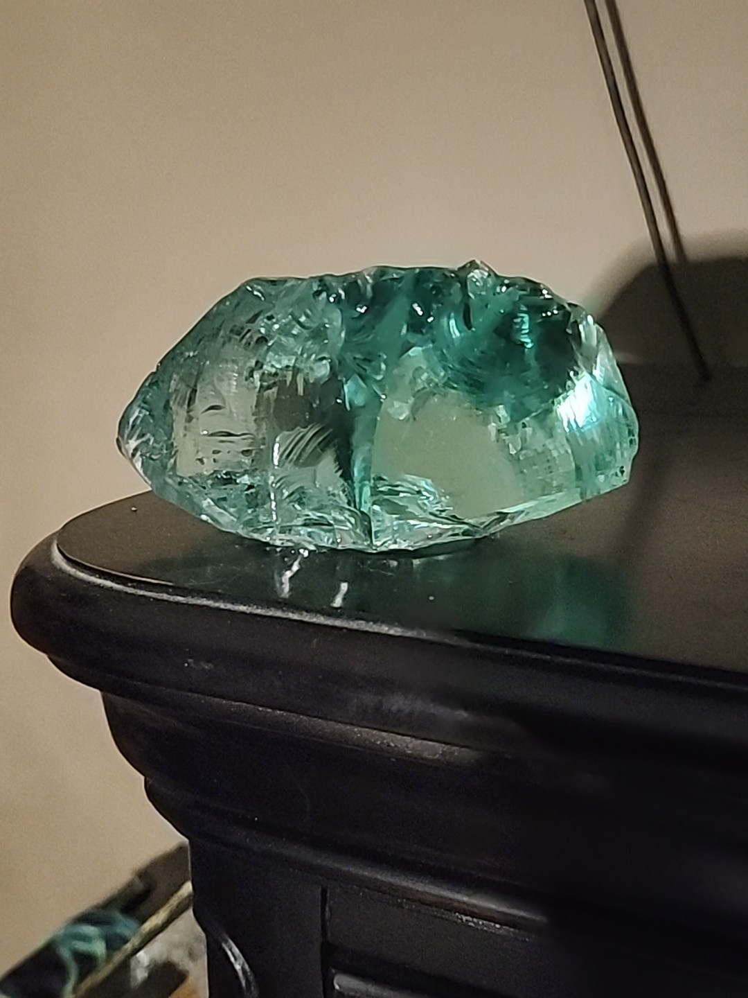 5kg+ (A097) Big size super Aqua Blue rough!! Of Andara Crystal Monatomic.