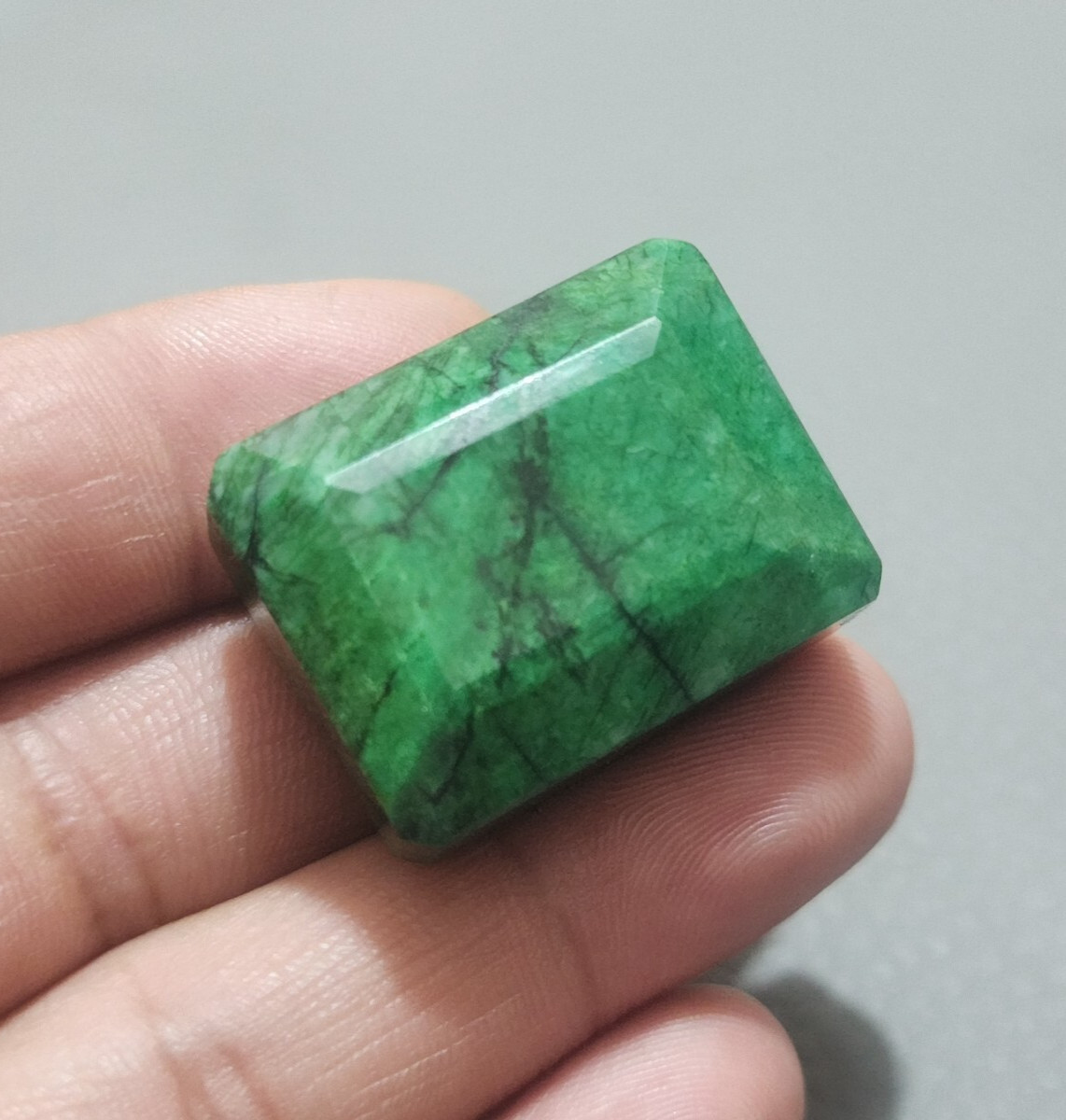 157.50 Crt Wonderful Green Brazilian Emerald, Emerald Cut Loose Gemstone Jewelry