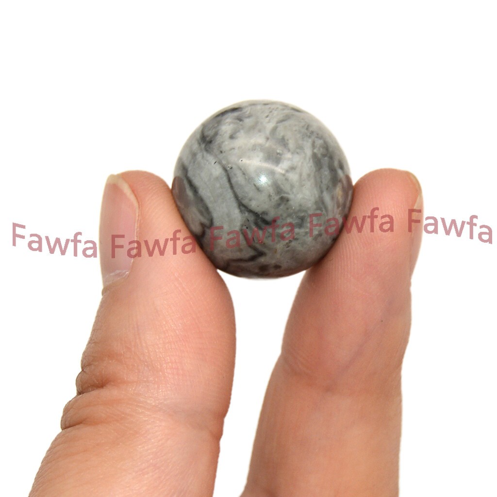 20mm Solid Gemstone Polished Rocks Minerals Crystal Healing Orb Ball Sphere