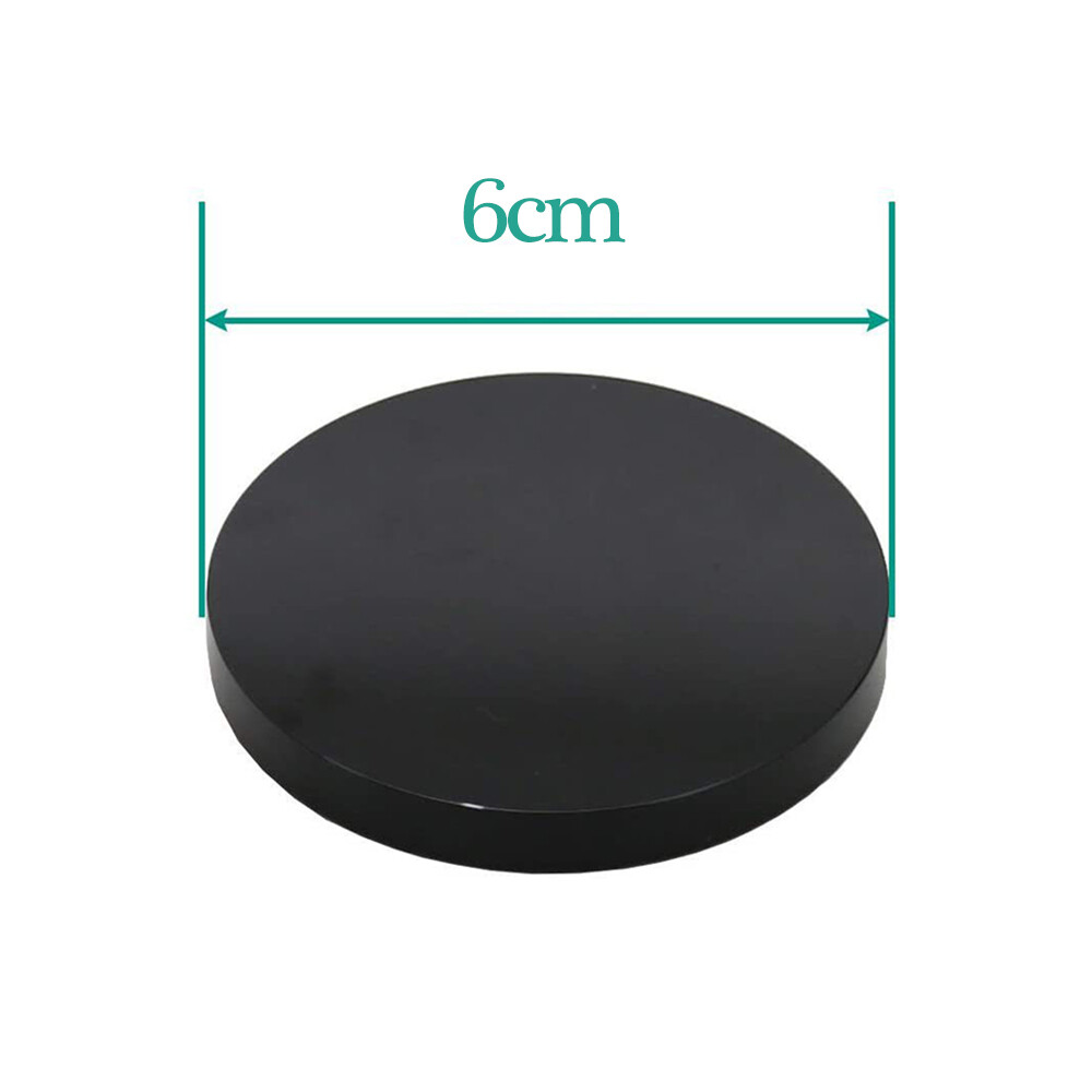 Handmade Obsidian Scrying Mirror Natural Stone Disc Ritual Healing Reiki Crystal