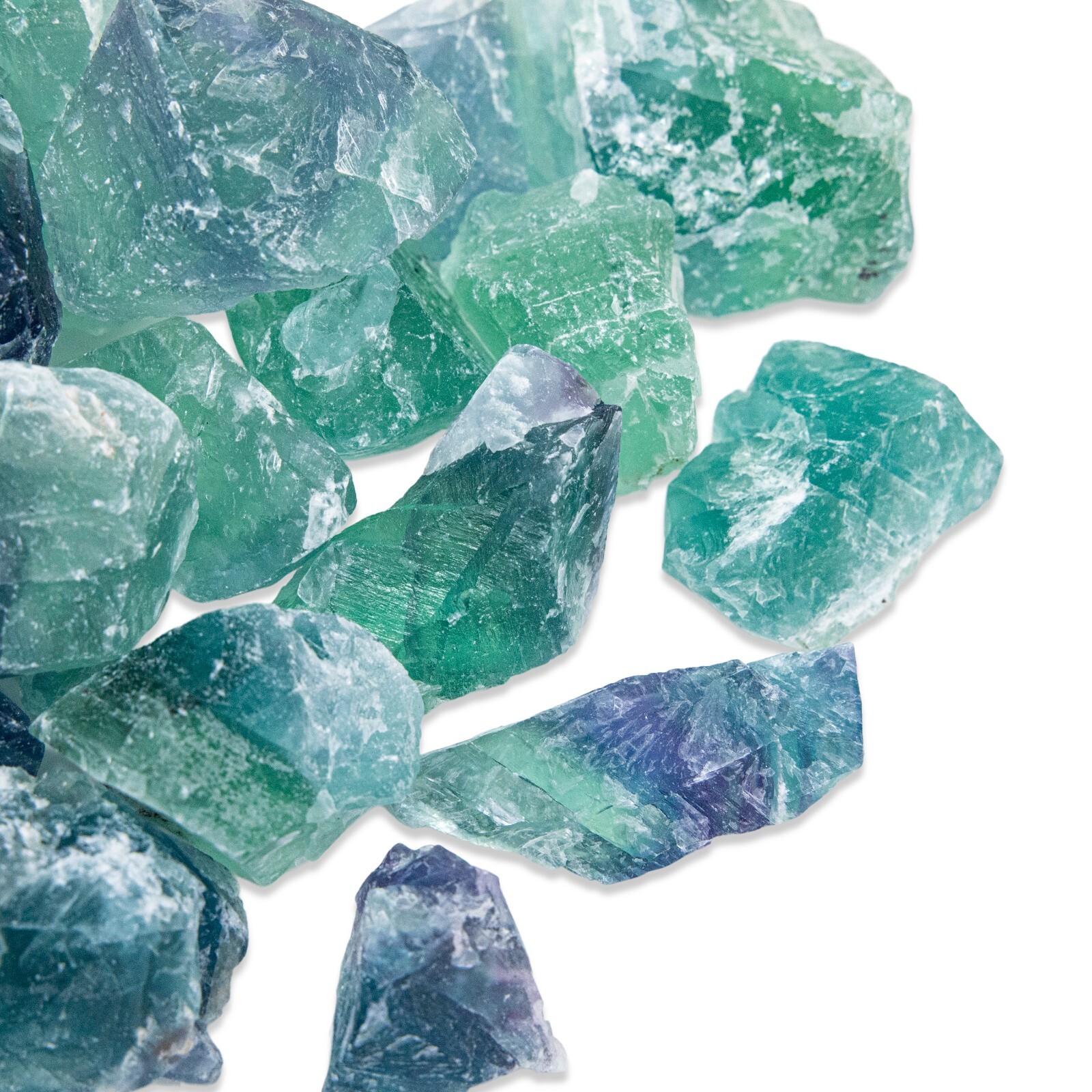 Raw Fluorite Crystals – Bulk Rough Stones – Healing Crystals Natural Gemstones