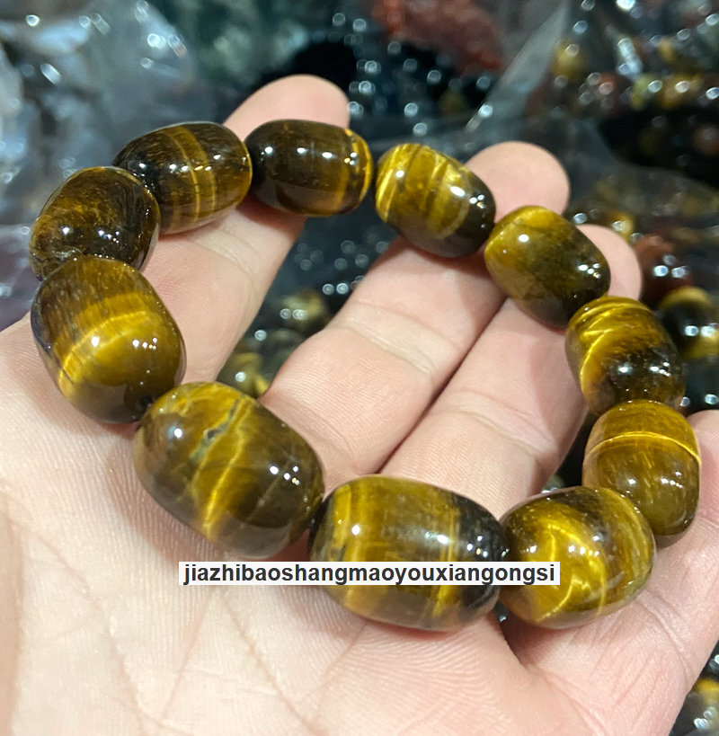 Natural Colorful Rainbow Tiger Eye Stone Crystal Bangle Bracelet Reiki Gems Gift