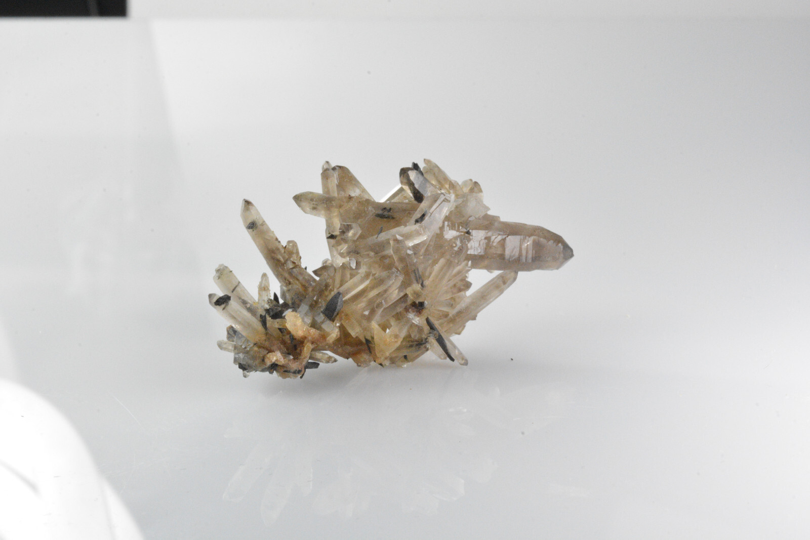 Smoky Quartz, Aegirine Mt Malowsa, Malawi 49x34mm