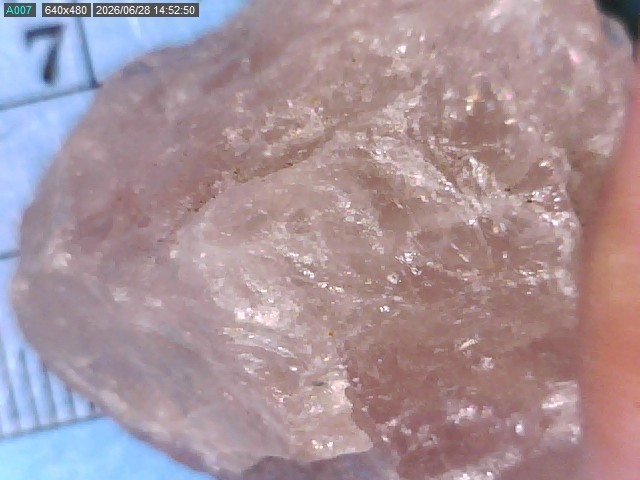 7 ROSE QUARTZ SPECIMENS MIXED COLOR & SIZES LOT FROM UNKNOWN LOCATION LOT #D130