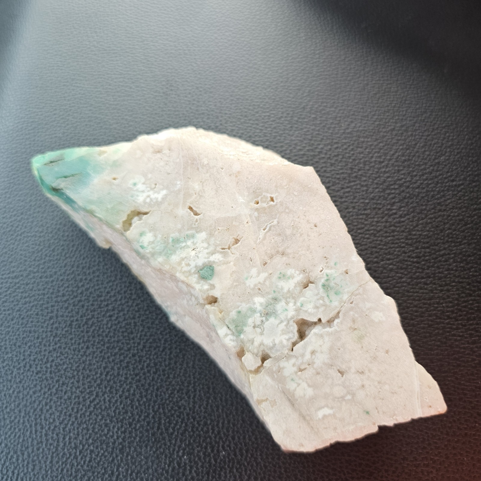 Chrysocolla Rough Raw Green White Rock Specimen Display