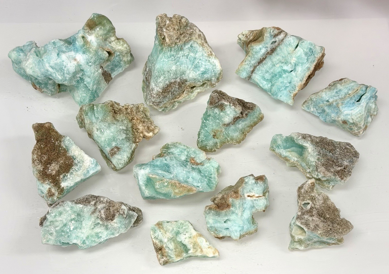 Wholesale Lot 2 Lbs Natural Blue Aragonite Rough Crystal Healing Energy