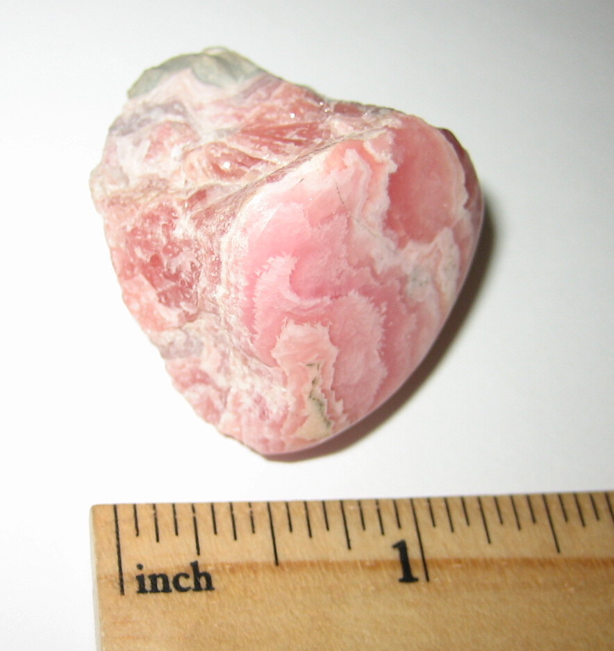1.2″ POLISHED / ROUGH NATURAL RHODOCHROSITE CRYSTAL MINERAL ARGENTINA ~ 36.9g *1