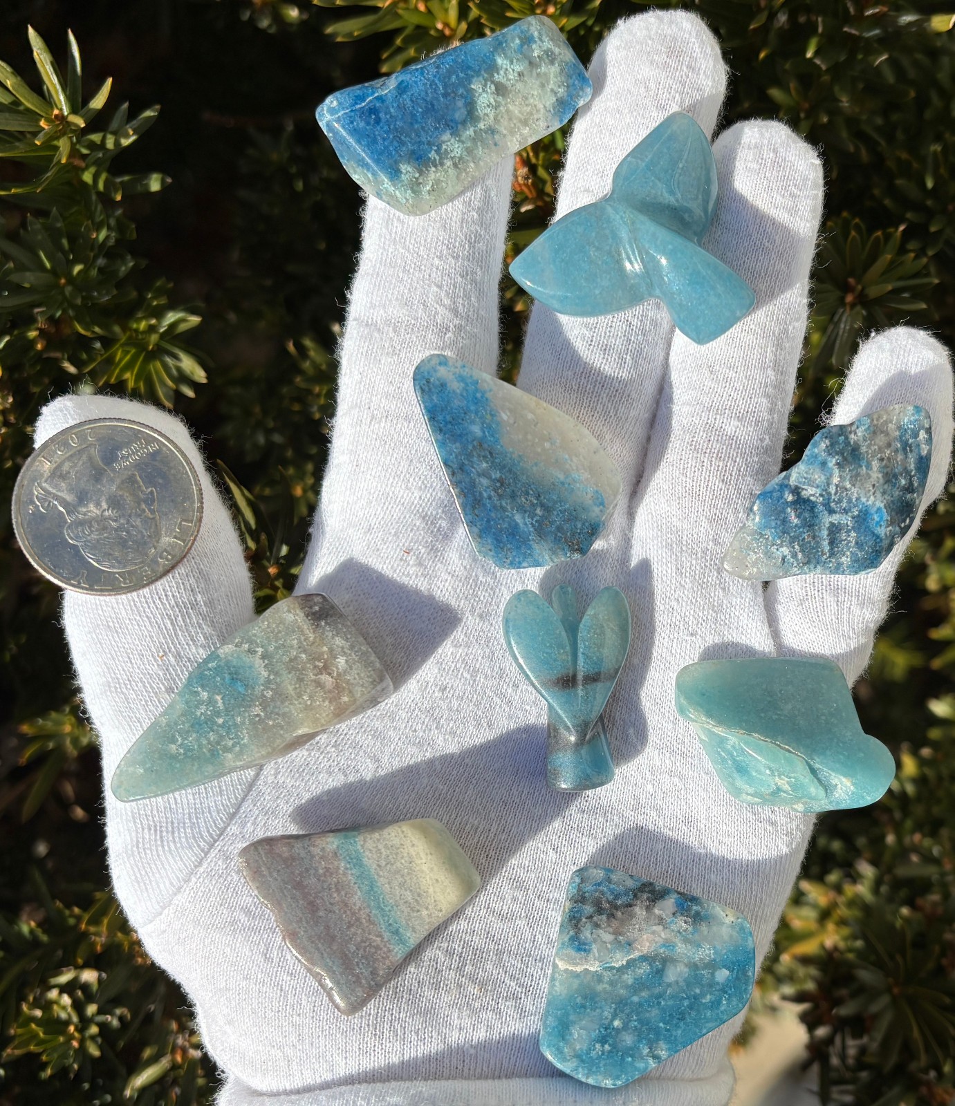 USA SALE 67g LOT SMALL TROLLEITE CARVED ANGEL/WHALE MERMAID TAIL/CHUNK PIECES