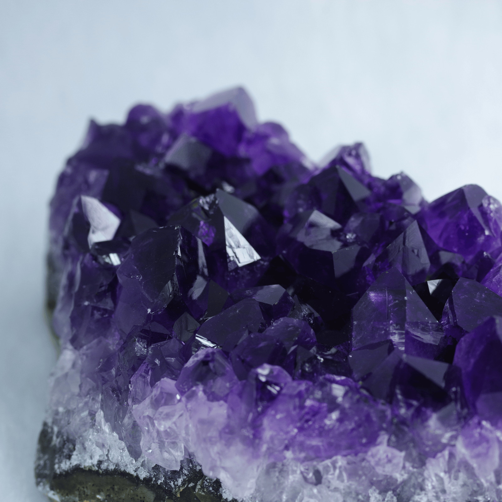 Natural Amethyst Geode Cluster Raw Quartz Crystal Healing Stone Specimen Home