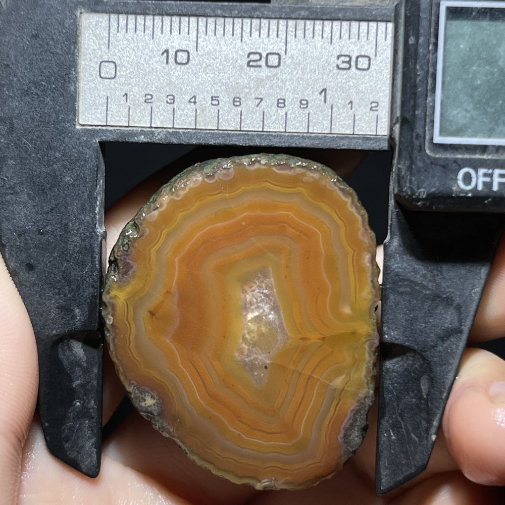 Unique Rough Agate crystal geode Achat Nodule Chinese Agate Xuanhua 32g D738