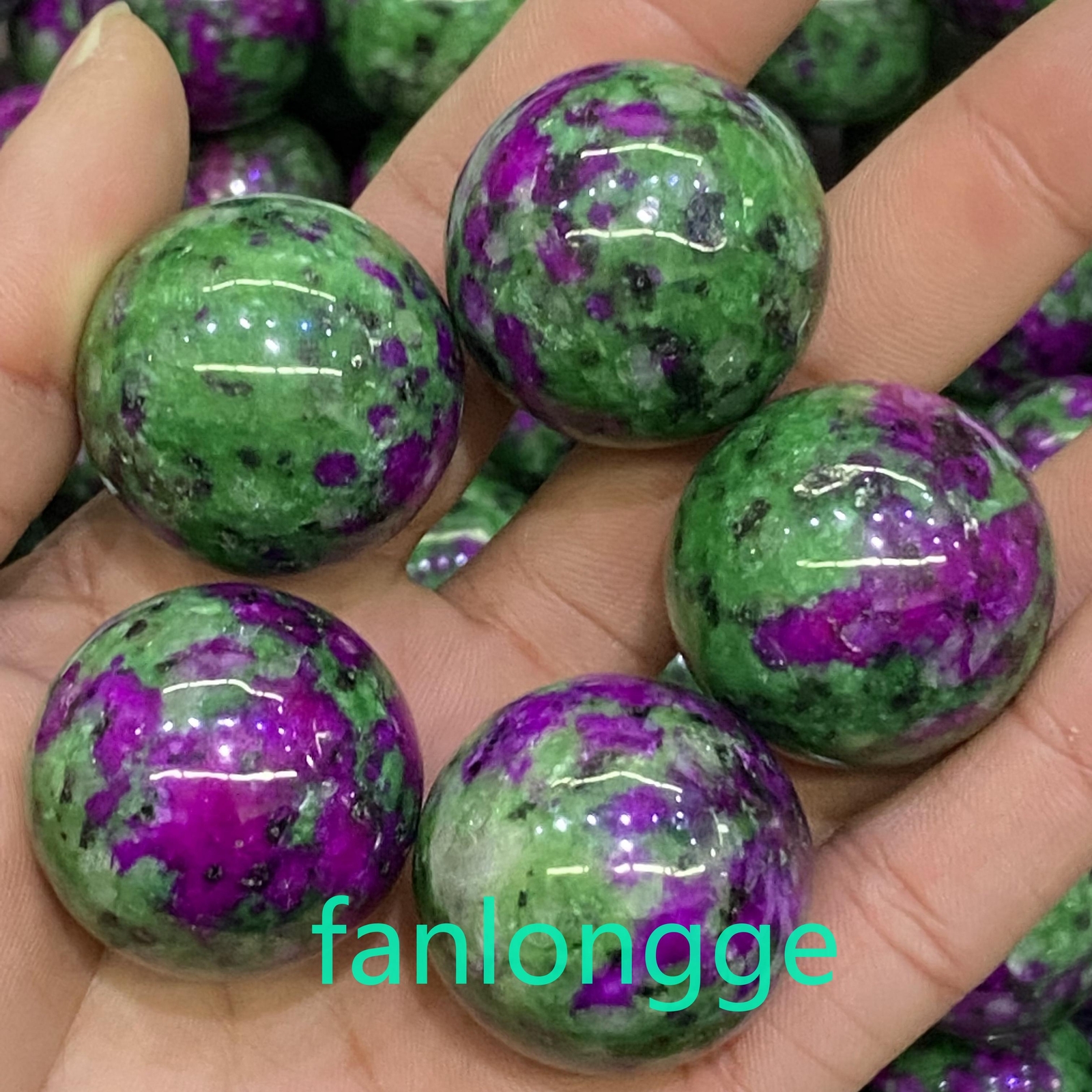 1pc Natural Zoisite Ball Quartz Crystal Sphere Reiki Healing 30mm