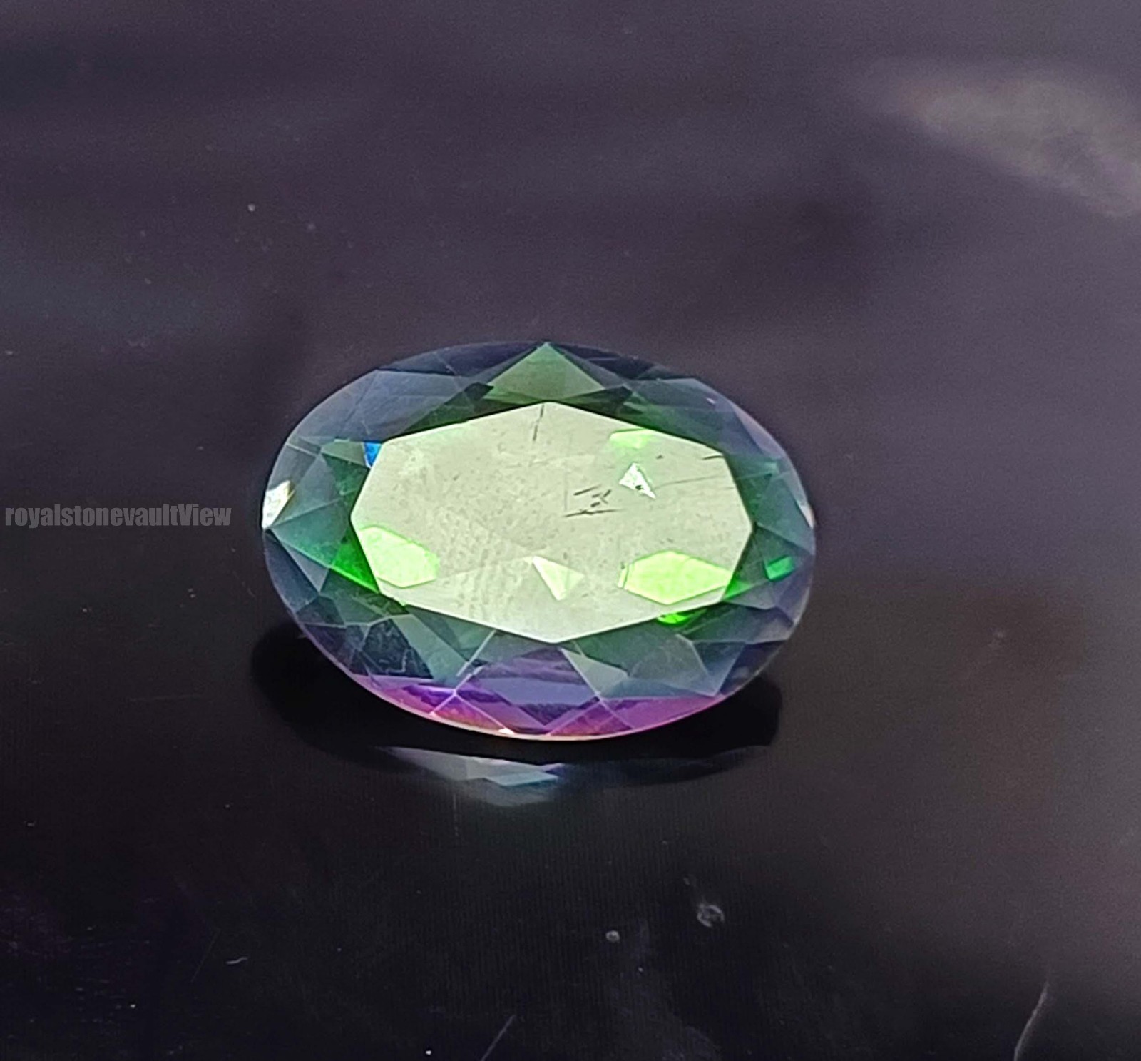 Natural Bi-Color Alexandrite 8.30 Carat Oval 18×13 mm Certified Loose Gem ” 5DOC