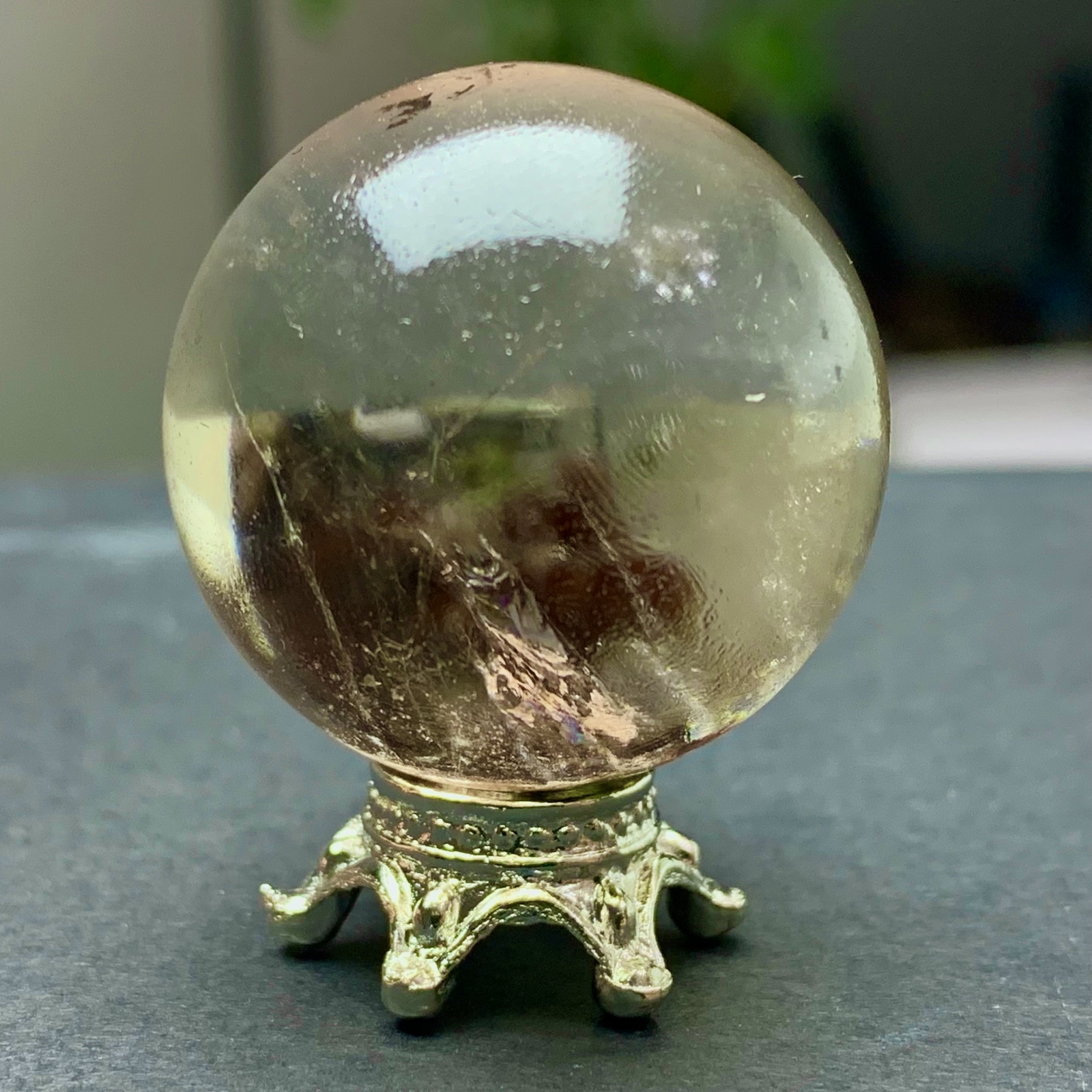 29G Natural Beautiful Higher Quality Garden Quartz Crystal Sphere Restoration