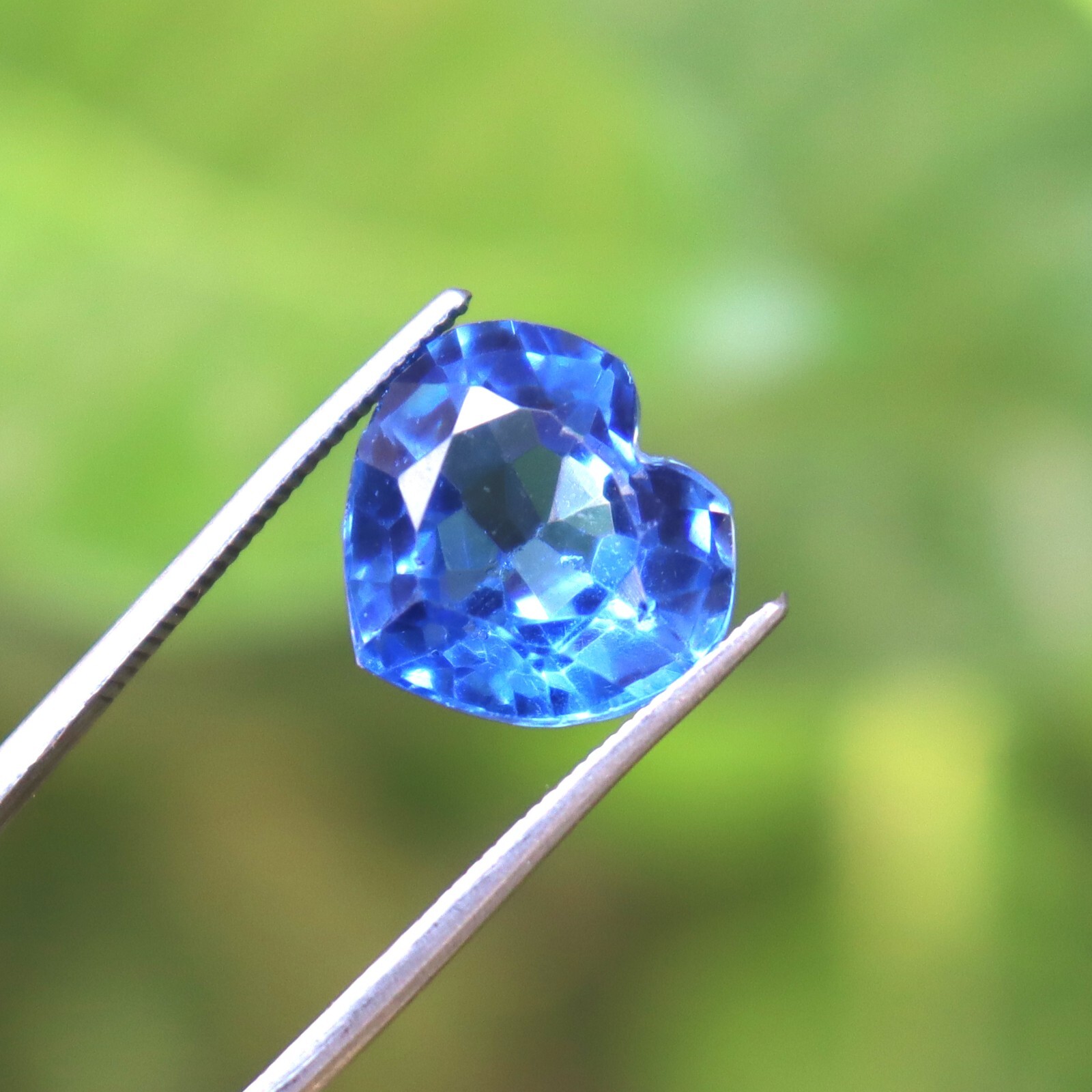Natural Blue Sapphire Certified Loose Gemstone Heart Shape 9.90 Ct