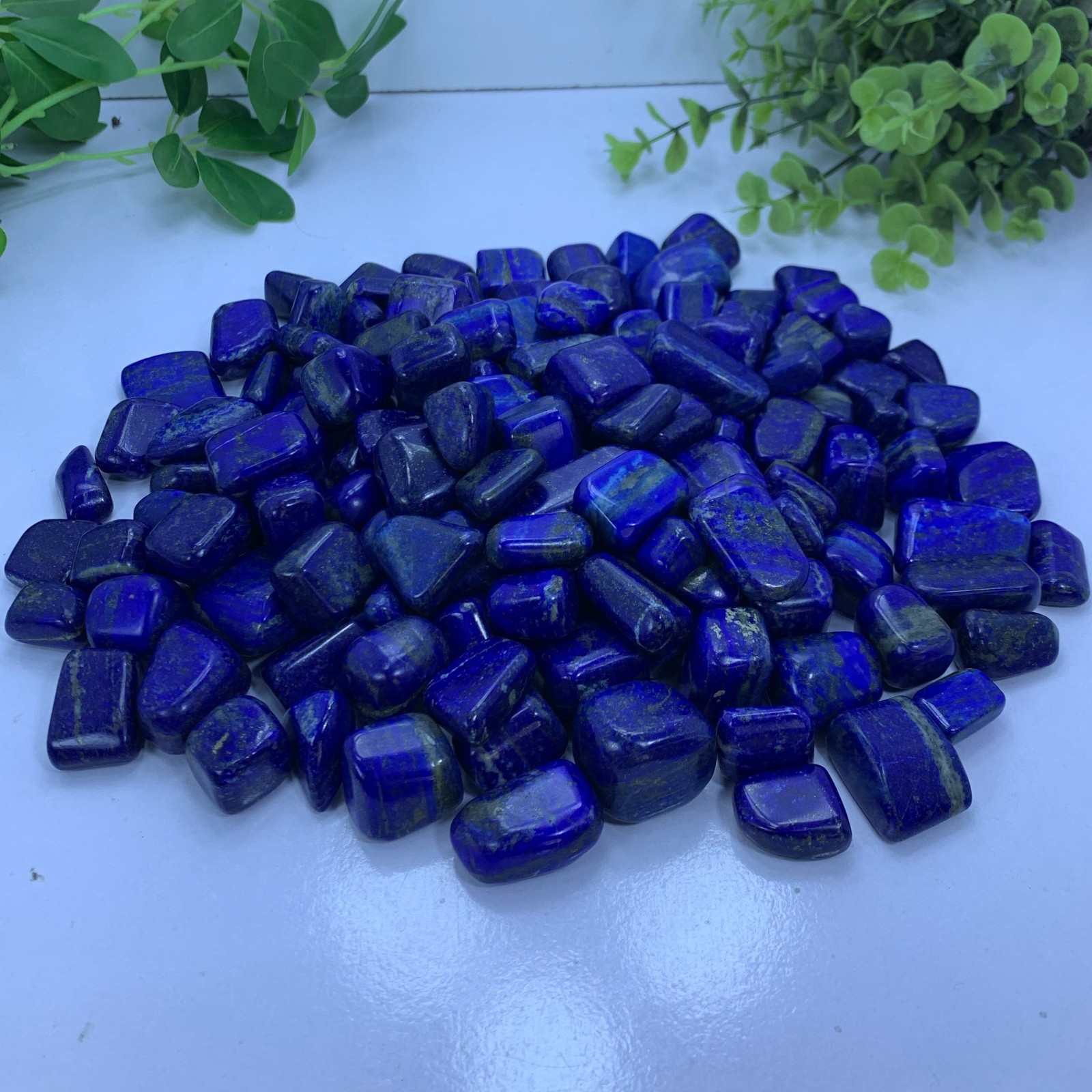 2.48 Kg Beautiful Lapis Lazuli Blue Polished Tumbles Lot, Lapis Lazuli Polished