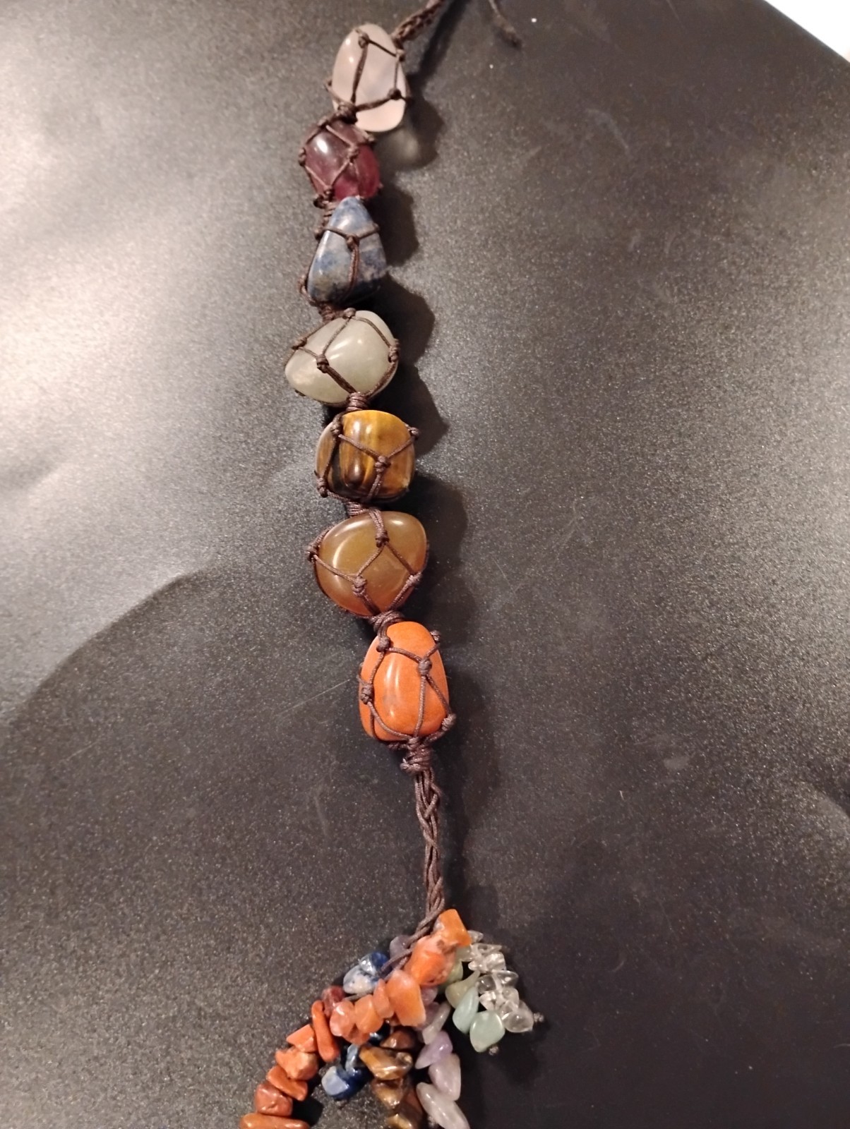 Chakra Tree Of Life Stones Healing Crystals Hanging Ornament