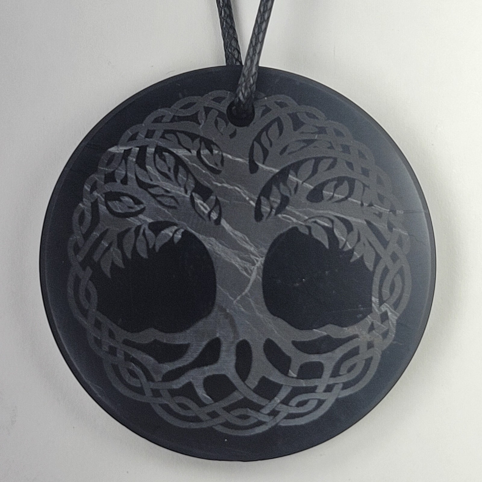 Shungite World Shungite Pendant Engraved Tree of Life – Celtic / 50 mm / 1.96″