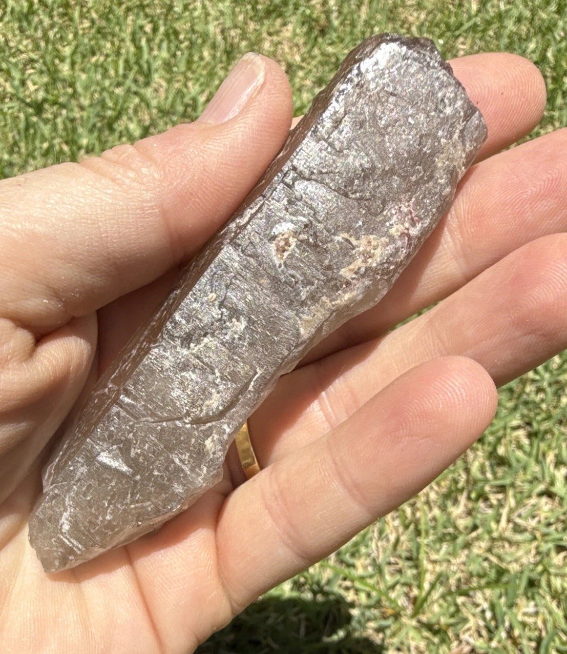 Natural Citrine Elestial wand Brazil 70g