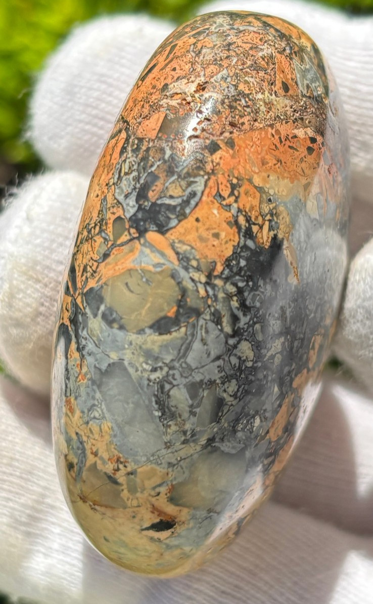 USA SALE SEE VIDEO 195g LOT MALIGANO JASPER PALMSTONES PALM STONES PALM STONE