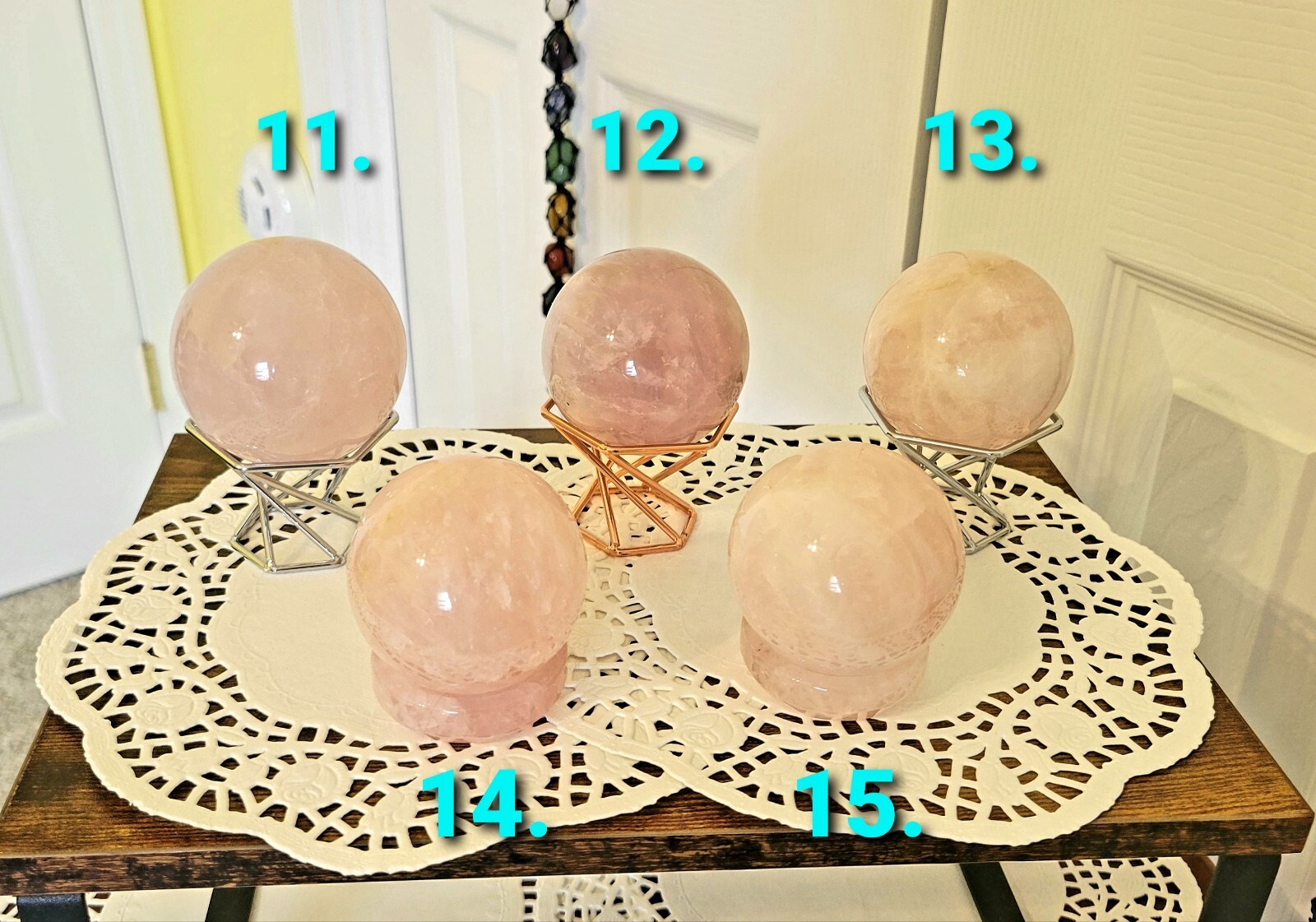 Rose Quartz Spheres