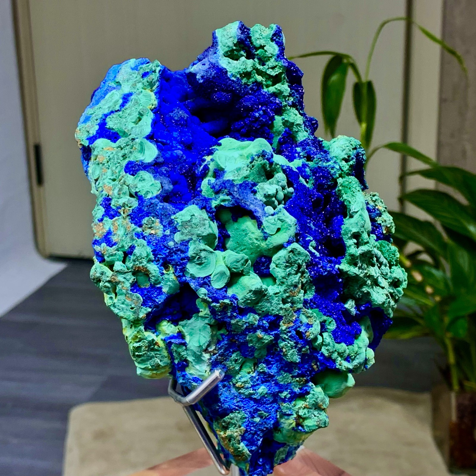 4.71LB Best Natural Azurite/Malachite raw Crystal Mineral Specimen