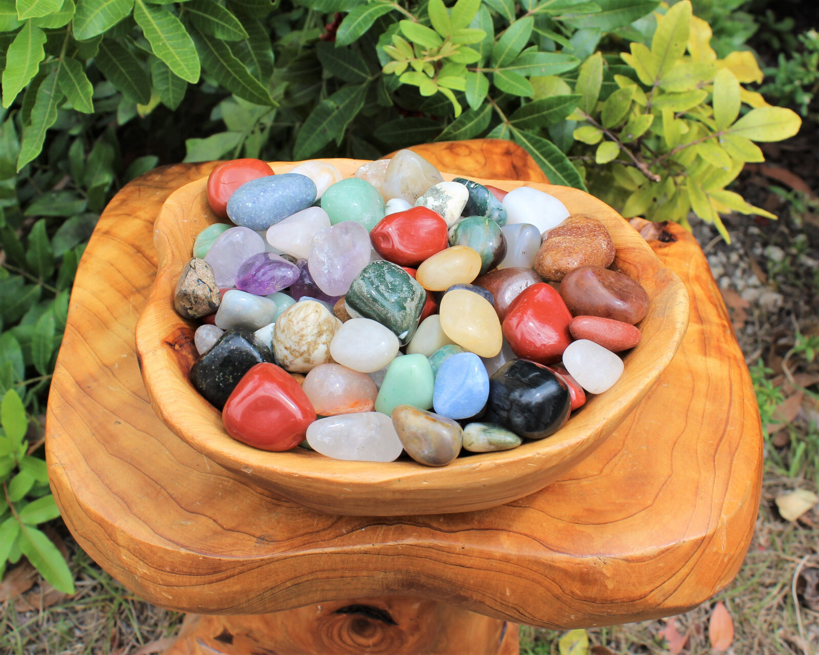 WHOLESALE 20 lb Box Medium Assorted Mixed Tumbled Stones, CRAZY CHEAP Crystals