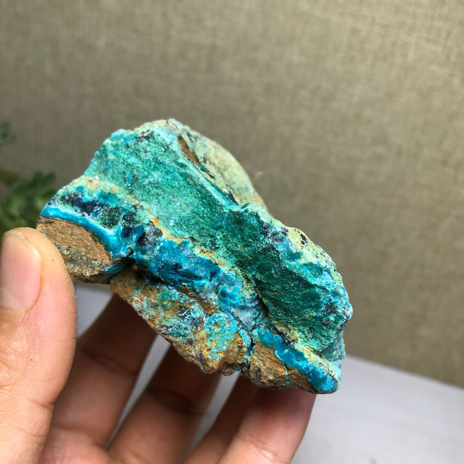 172g Natural Azurite/Malachite gemstone Rough original Crystal Specimen A5785
