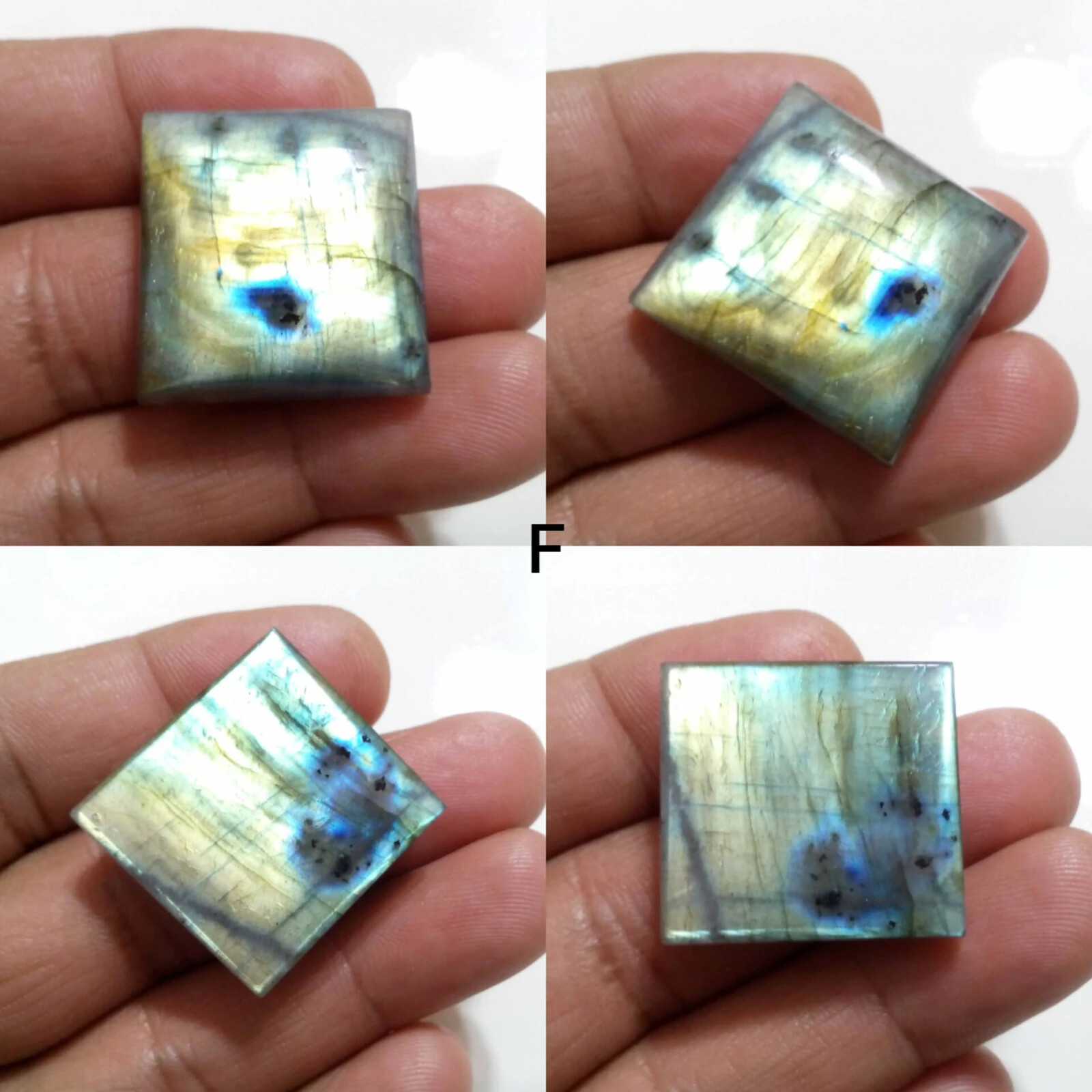 Multi Blue Fire Labradorite Mix Shape Cabochon Loose Gemstone For Making Jewelry