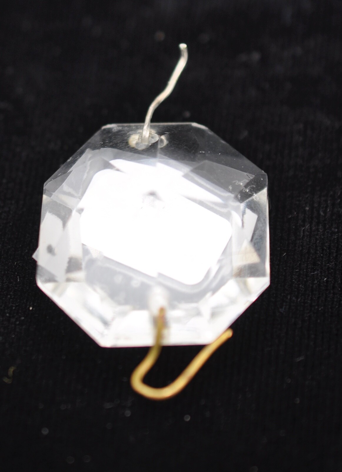 Palm Springs Elaborate Hotel Crystals From Chandelier1 1/8″ Octagon Diamond Shap