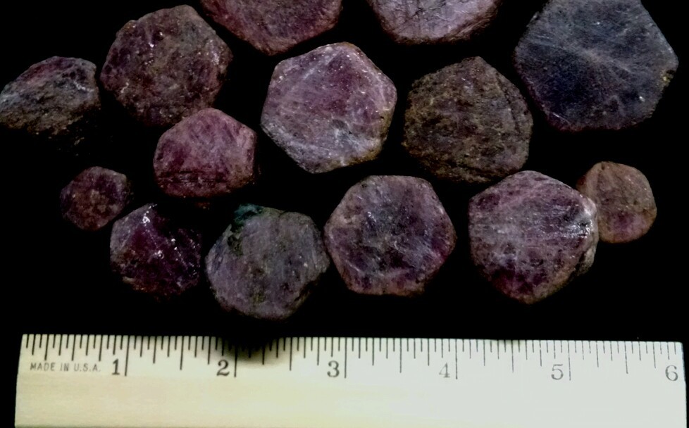 Rough Ruby Sapphire 1/2 lb Lots Natural Corundum Crystals