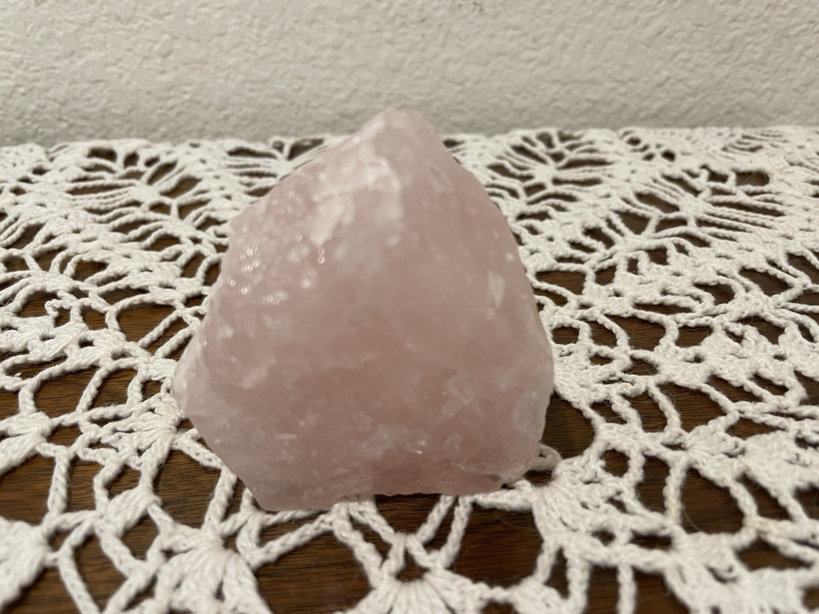Rose Quartz “Raw” 3 X 2 1/2 Inch