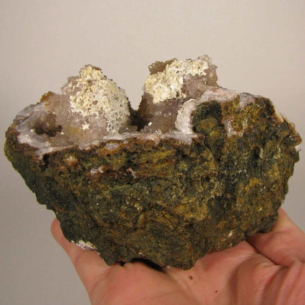 5.3″ AMETHYST Crystals Cluster – Morocco – 2.5 lbs