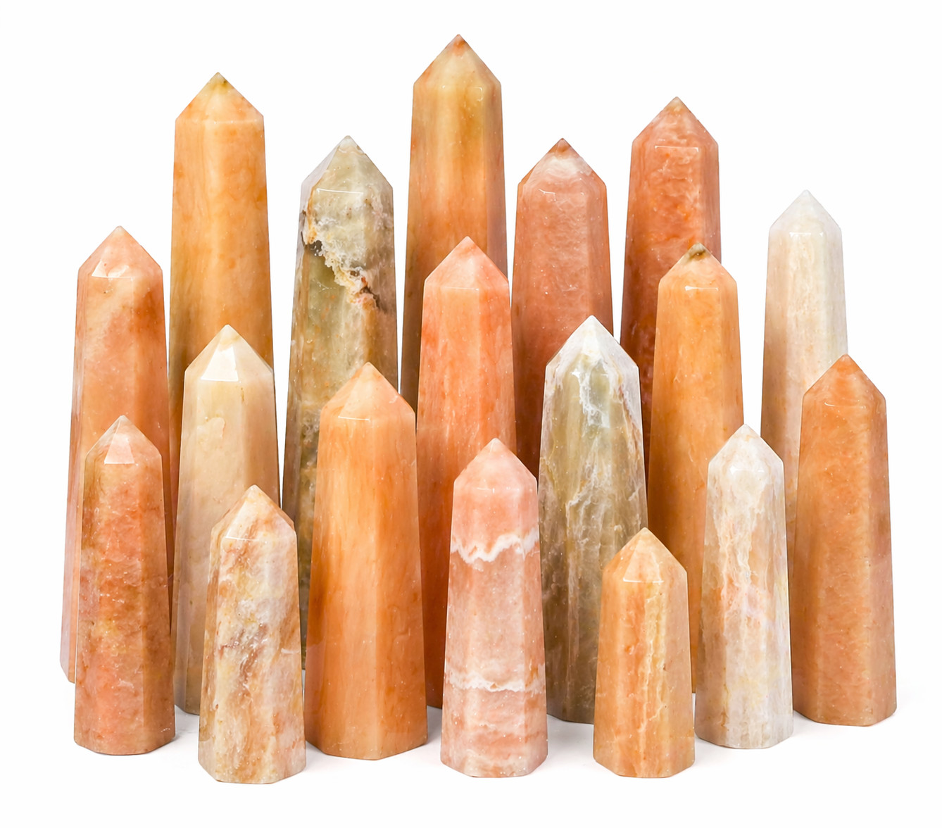 100LB Super Bulk Mixed Crystal Lot – Carved, Freeform & Raw Stones