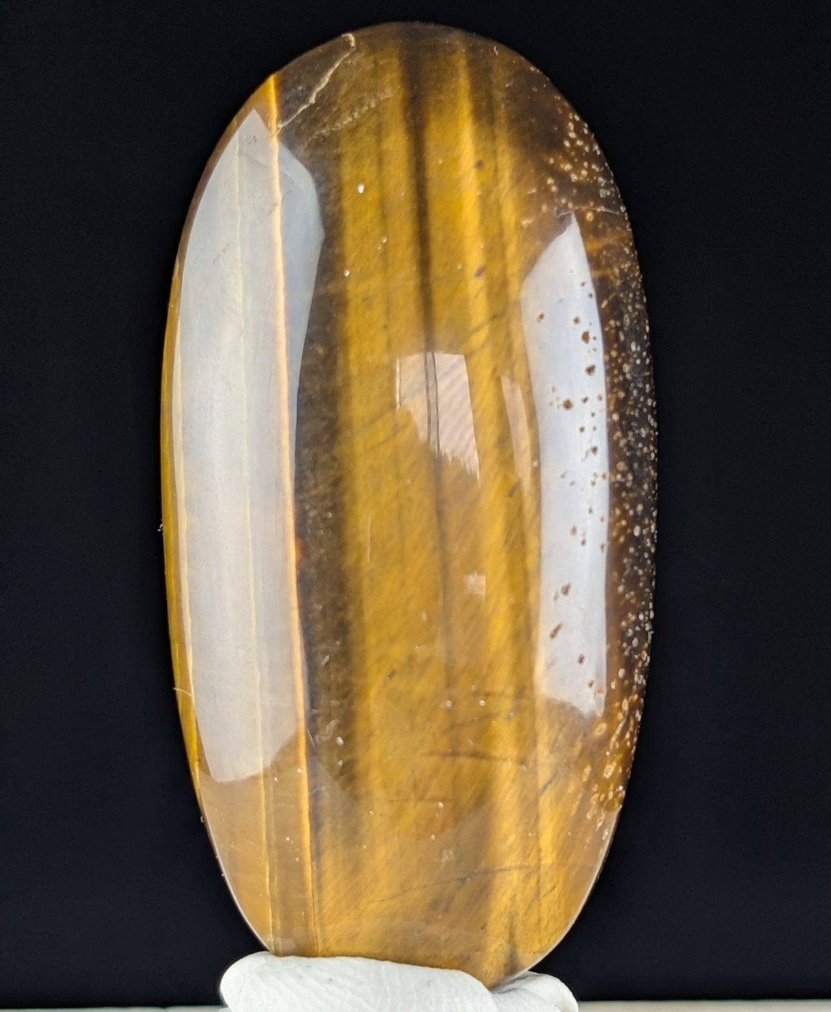 Tiger Eye Palm Stone Crystal Palmstone Worry Fidget Gemstone Tigerseye Reiki