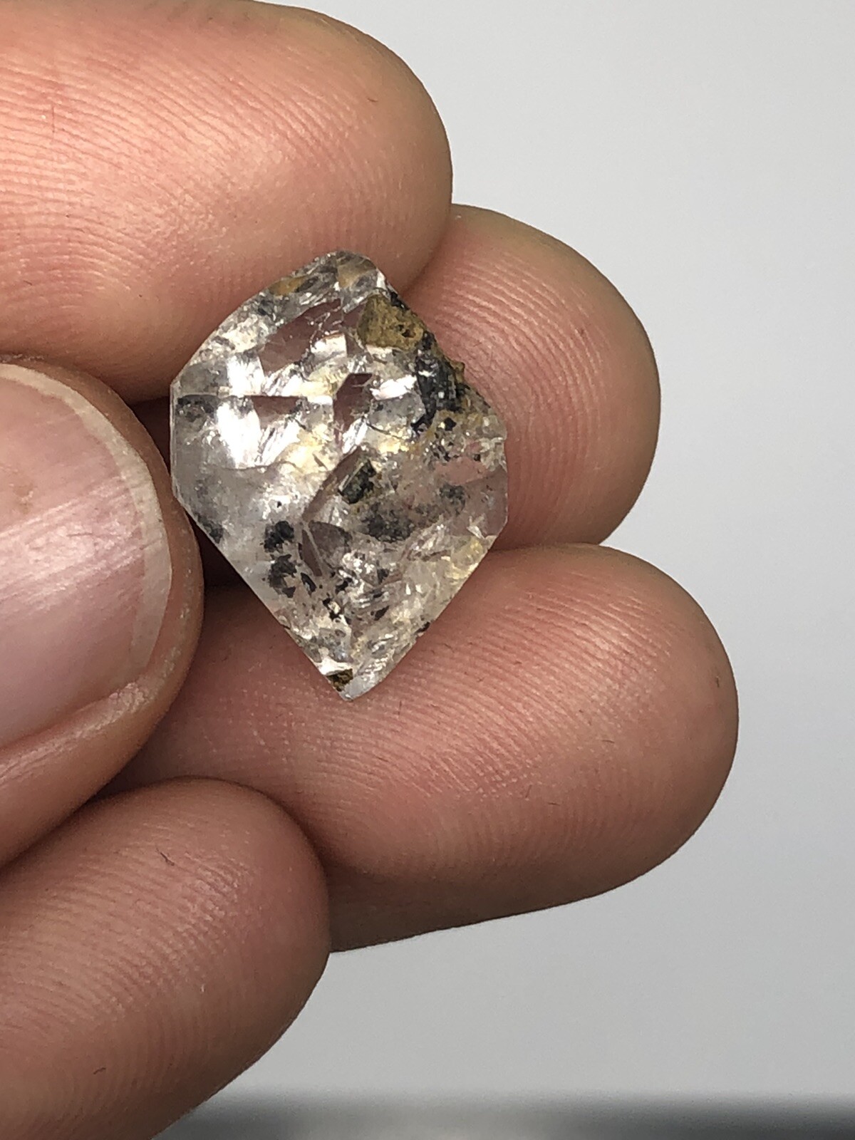 4 Piece Set Collection Herkimer Diamond Quartz 5.8g raw & Water Washed Only C1