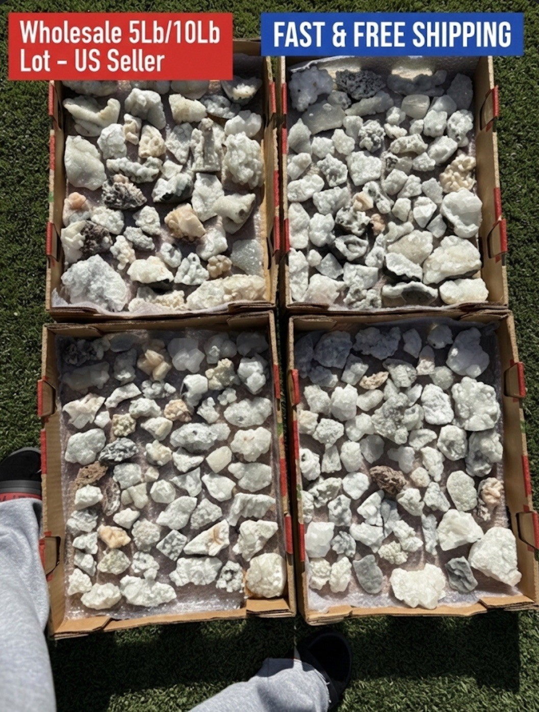 Wholesale Lot: Natural Apophyllite Stilbite-5Lb/10Lb – US Seller Free Shipping