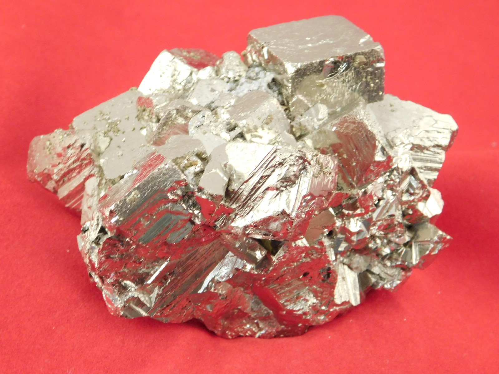 Big! 100% natural PYRITE Crystal CUBE Cluster Huanzala Mine Peru 759gr