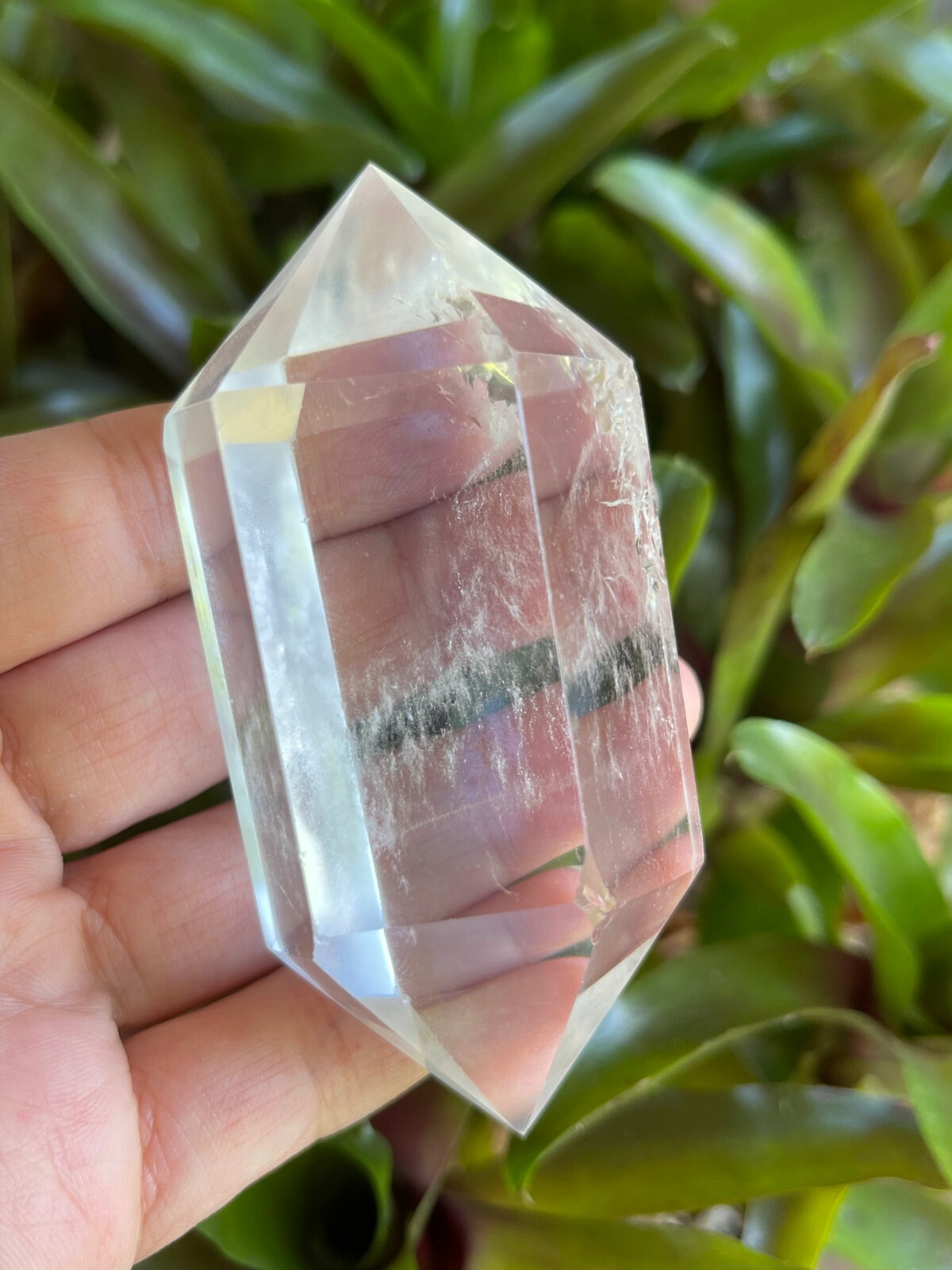 Premium Clear Quartz Six-Sided Polished Double Terminated Points, Pick A Weight
