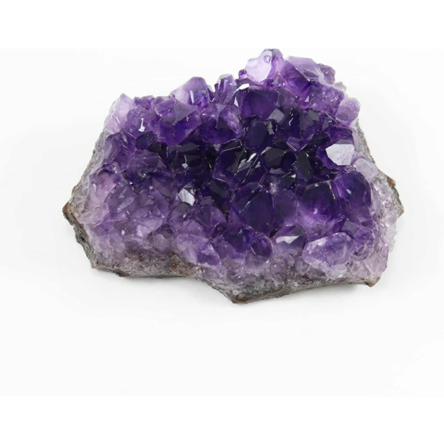 Natural Purple Amethyst Cluster Quartz Crystal Druzy Geode Healing Stone Reiki