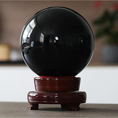 LONGWIN 150mm(5.9 inch) Big Divination Black Crystal Ball for 150mm,