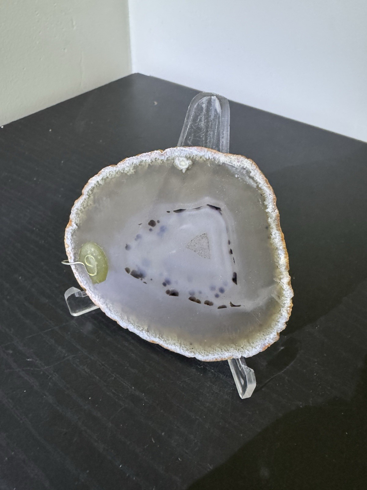 Agate Geode Crystal Slices Coasters Cup Set of Three Home Decor Stk-03