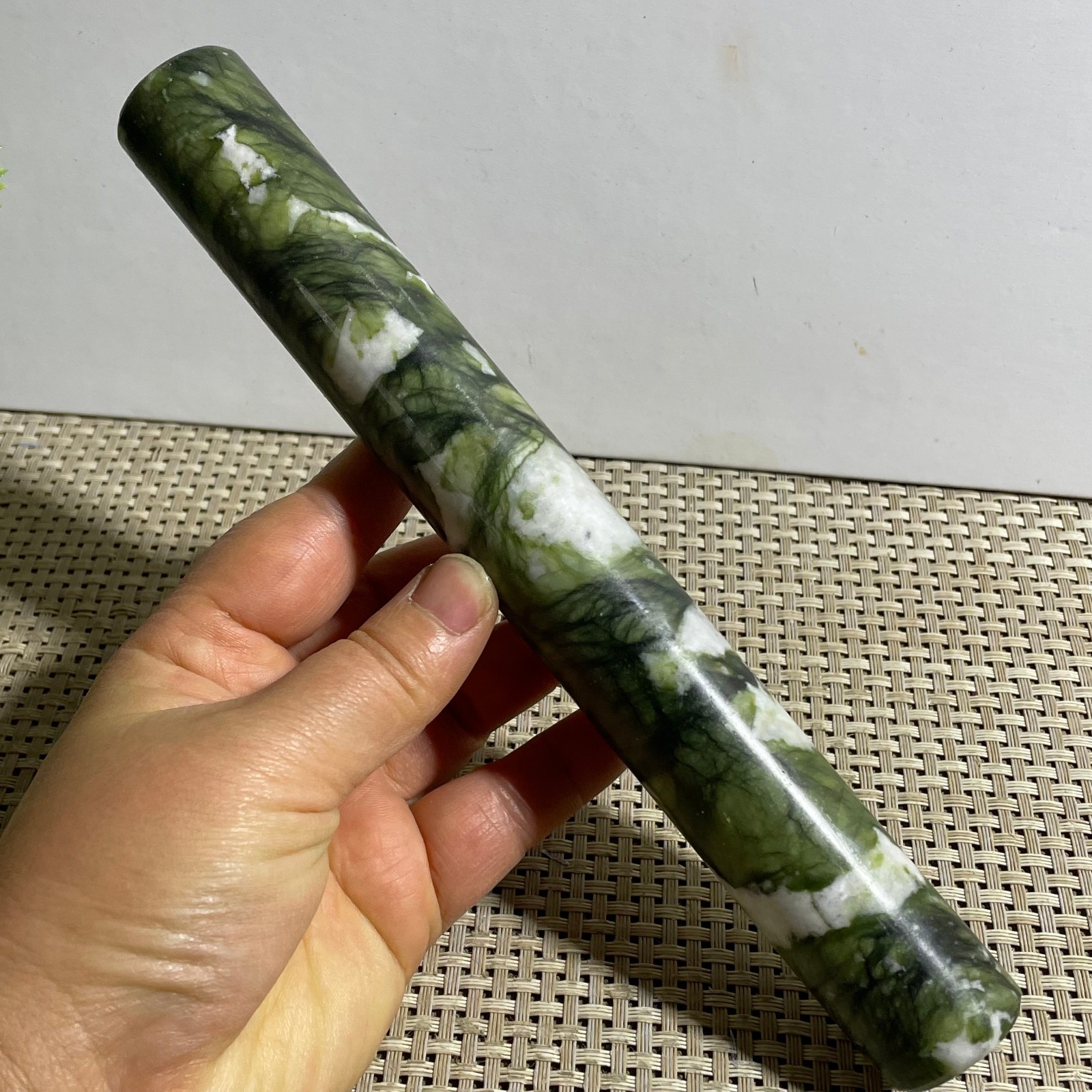 Jadeite Boulder stone Rough Raw Cut rolling pin Jade Specimen – random 310g g2
