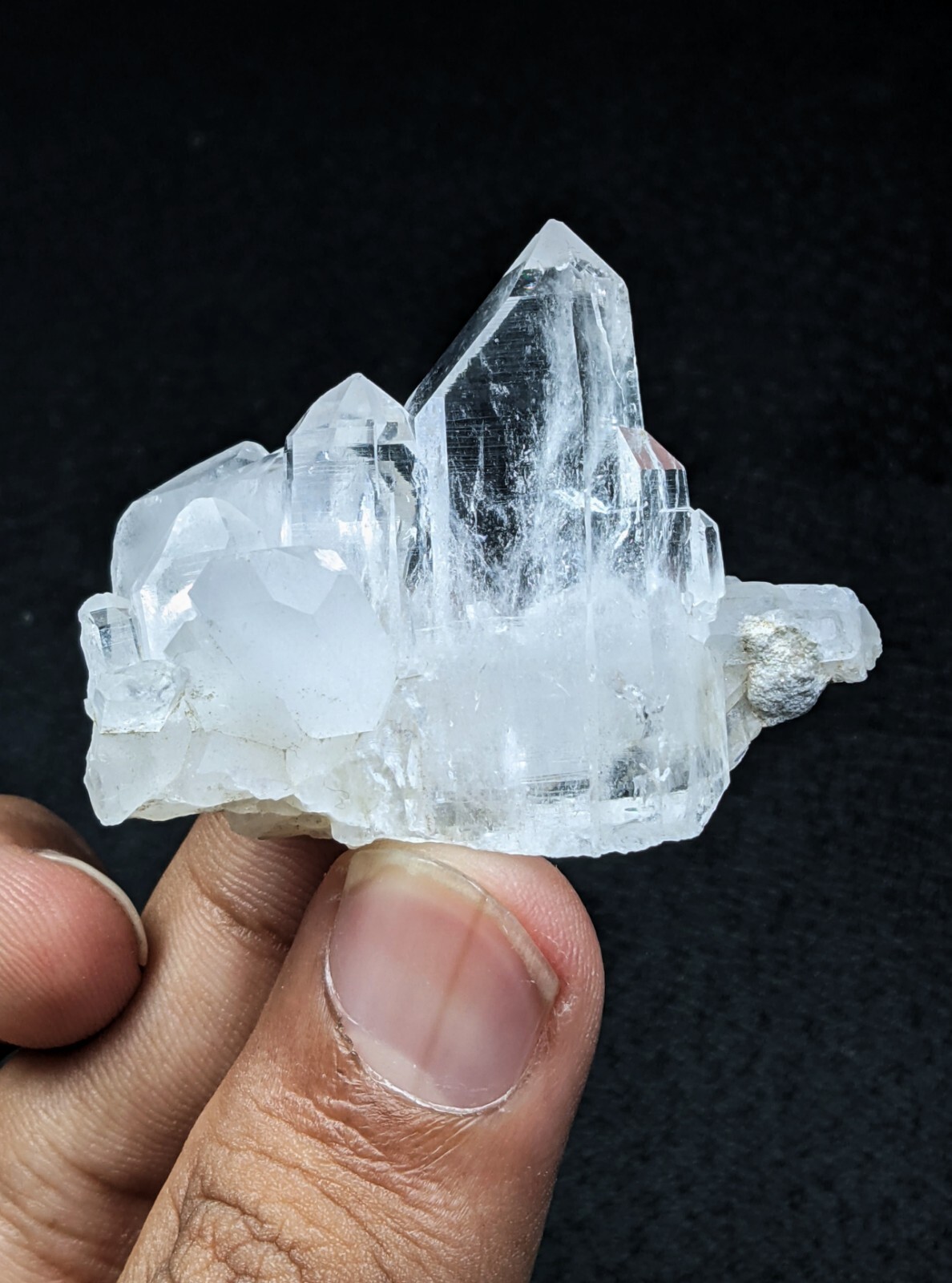 Quartz Clusters With Nice Termination ( 9 Pcs Lot)From Balochistan Pakistan