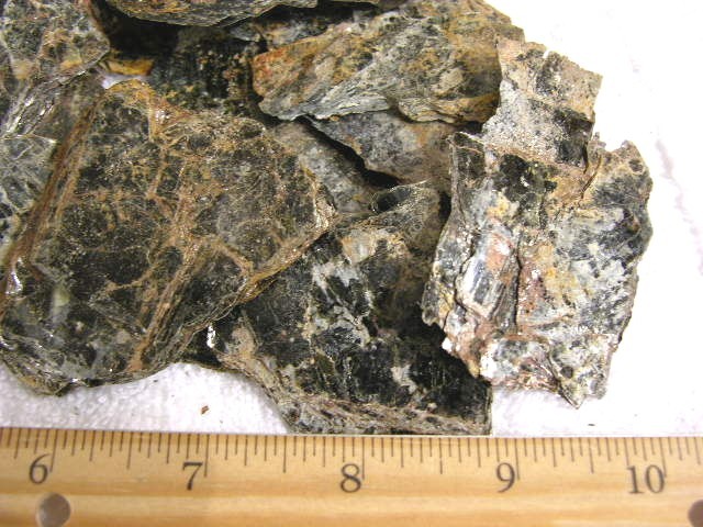 Biotite mica crystal red/tan tabular book form 1/2 pound lot 3-7 pieces 1-4 inch