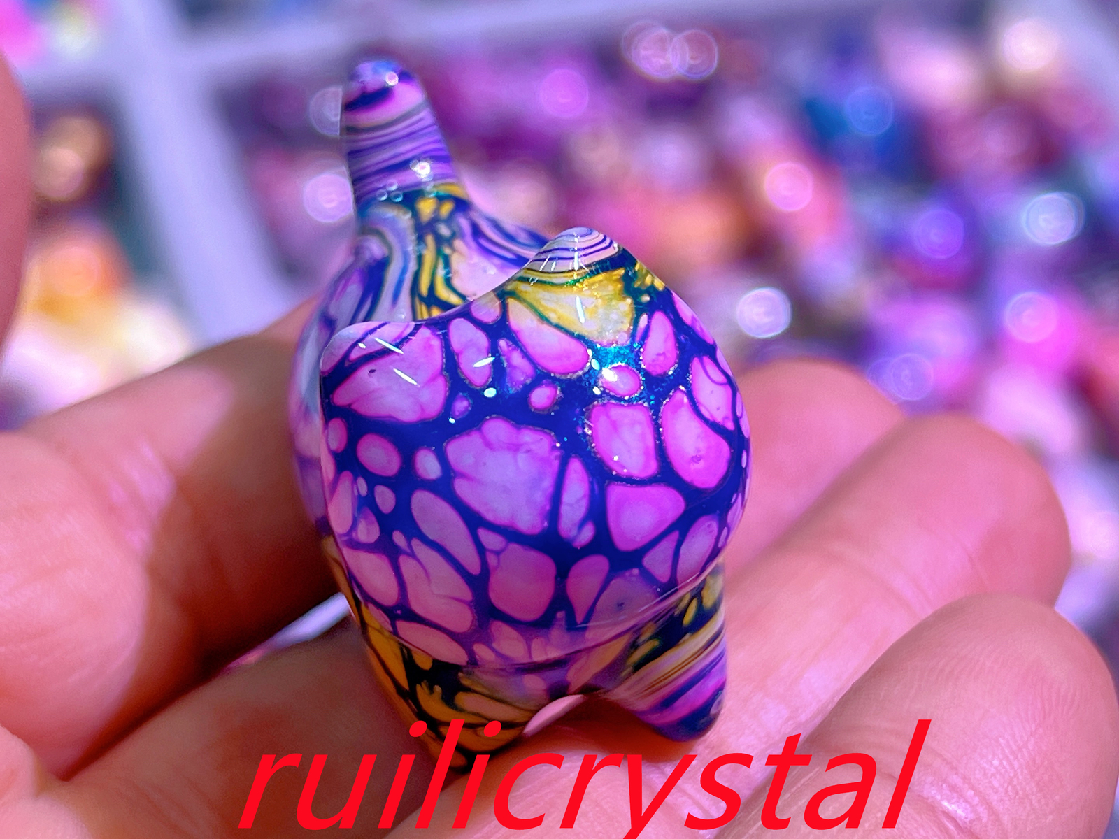 2″ Natural Sichuan thuja quartz Carved cat skull Crystal Healing Reiki1pc