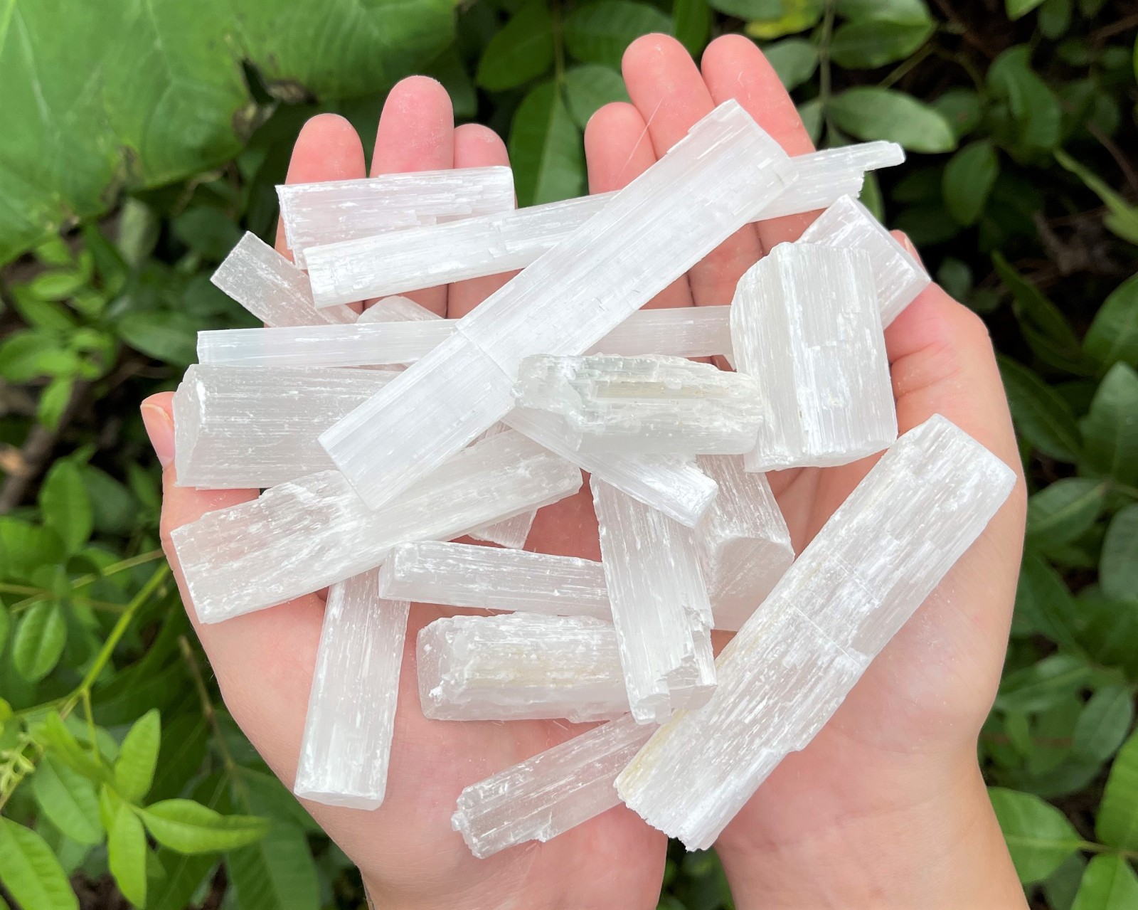 Selenite Sticks & Pieces Mixed Sizes, BULK CLEARANCE LOTS: Choose oz or lbs