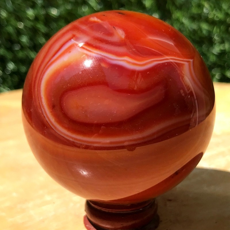 290G Natural Patterned Agate Ball Crystal Sphere Mineral Specimen Healing