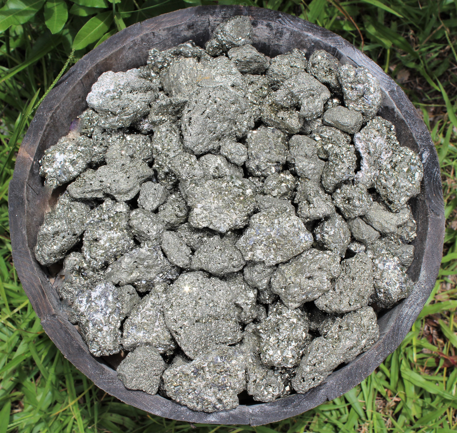 1 Medium Rough Natural Pyrite Chispa (Raw Crystal Rock, Fool’s Gold)